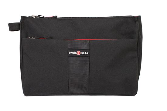 Несессер SWISSGEAR, черный, полиэстер, 31x8x22 см