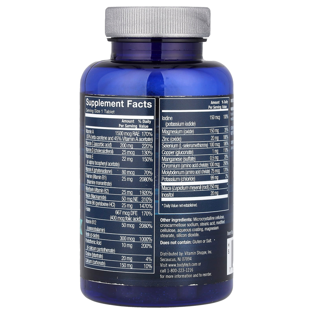 BodyTech, One Daily Men's Sport, мультивитамины и минералы, 60 таблеток