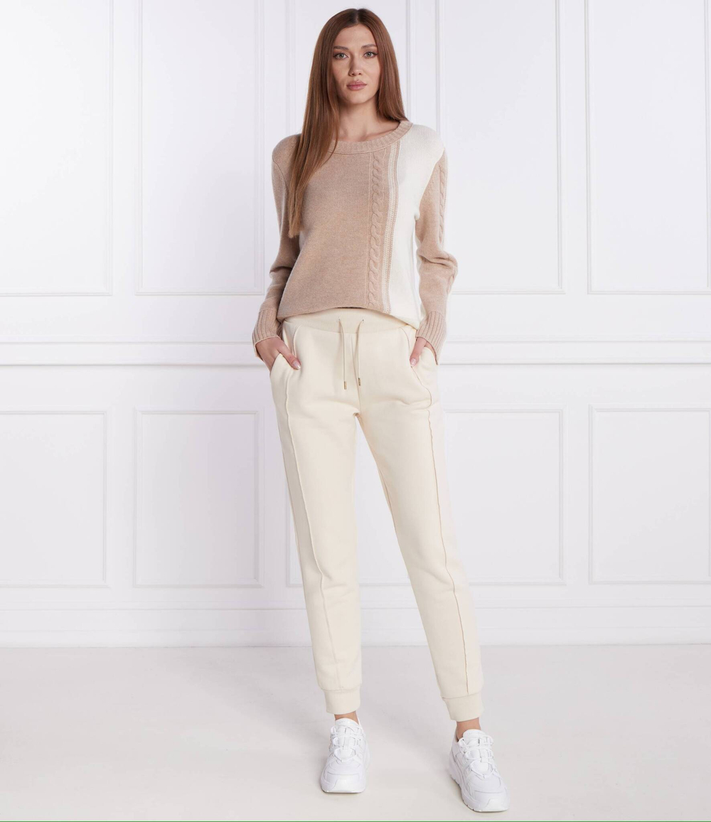 Хлопковый свитер Marc Cain - бежевый(VS 41.36 M67)