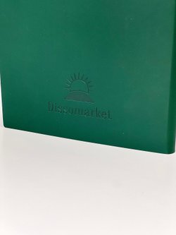 Блокнот А4 200л. (400страниц) в клетку без рамки Темно зеленый (К44-515КБР)