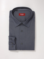 Сорочка мужская VESTER длинный рукав, цвет темно-серый 54618 18