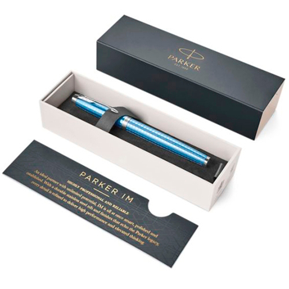Parker IM Premium - Blue CT, ручка-роллер, F, BL