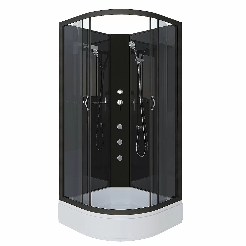 Душевая кабина Niagara Classic NG-6501-14BKG 90x90 с гидромассажем