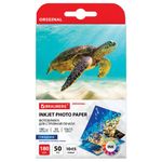 Фотобумага глянцевая, 10х15 см, 180 г/м2, односторонняя, 50 листов, BRAUBERG ORIGINAL, 364009