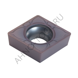 Пластина твердосплавная ISO CCMT120408-MFA APM20B AHNO по жаропроч. и нерж.стали, получистовая