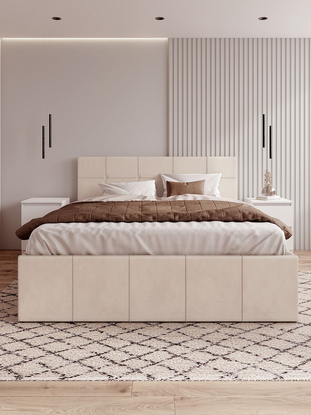 Кровать Квадро 1600 подъем.мех.ортопед.основание