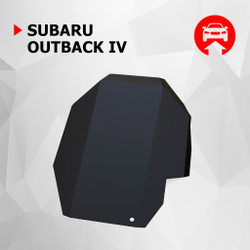 Защита КПП АвтоБроня для Subaru Outback IV (V - 3.6) АКПП 2009-2015, сталь 1.8 мм, с крепежом, 111.05417.1