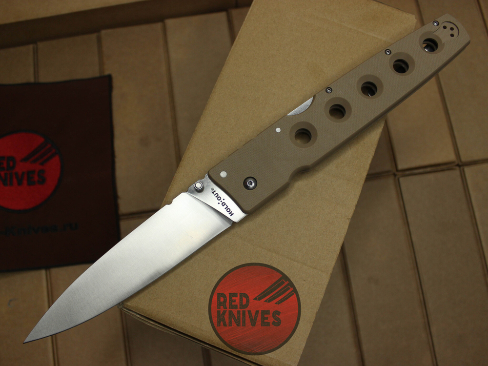 Нож Cold Steel Hold Out 6 (XL) - песочная рукоять из G10