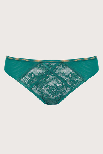 Трусы-бразилиана Chiara Gold Brazyliany Green