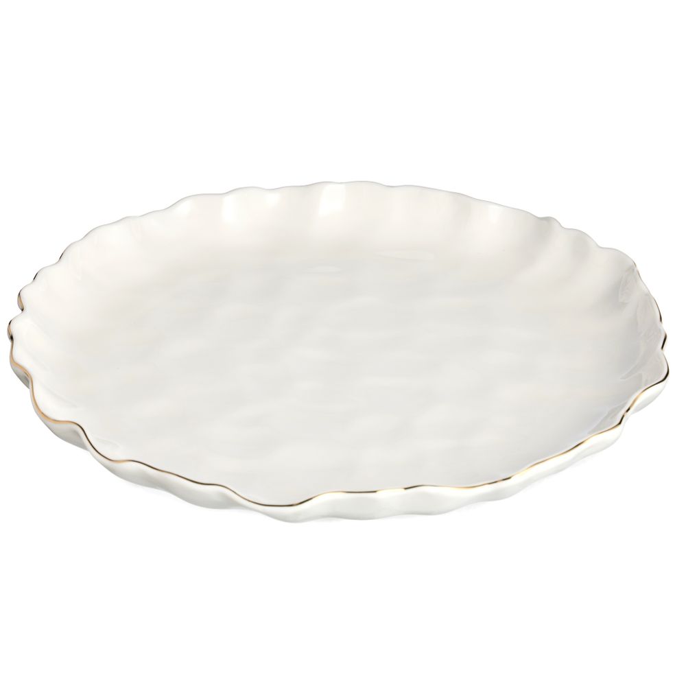 НАБОР ТАРЕЛОК ОБЕДЕННЫХ LEFARD "CHARM" 2 ШТ., 26,5*3 СМ (С ЗОЛОТОЙ ЛИНИЕЙ)