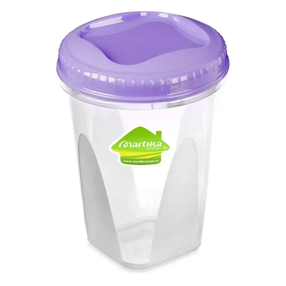 Банка с завинчивающейся крышкой Тондо 0,9л С286-01-КОЛ (комплект 16 шт)