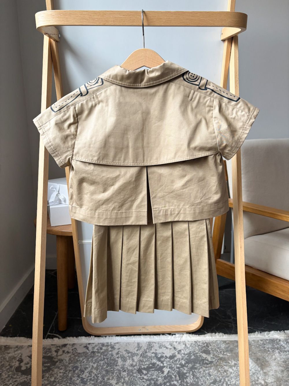 Хлопковый костюм Burberry, 116