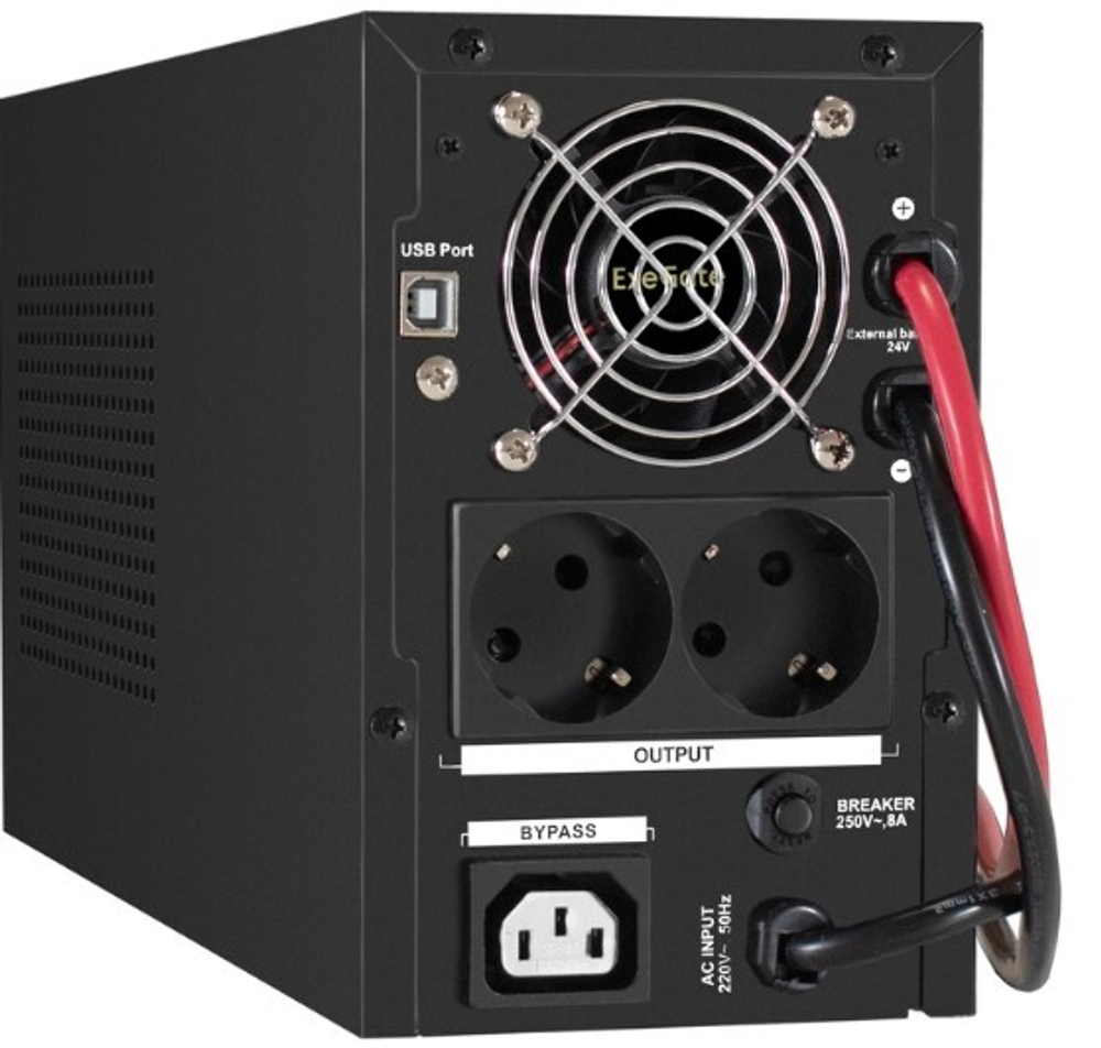 Комплект  Exegate SineTower SZ-1500.LCD.AVR.2SH.1C13.USB