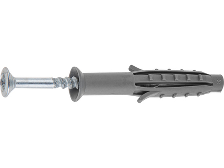 Дюбель-гвоздь с усом 6х40 мм, полипропилен, потай (5 кг) STARFIX