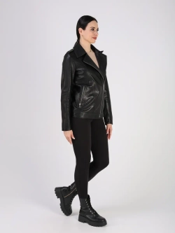 Кожаная куртка демисезонная косуха
