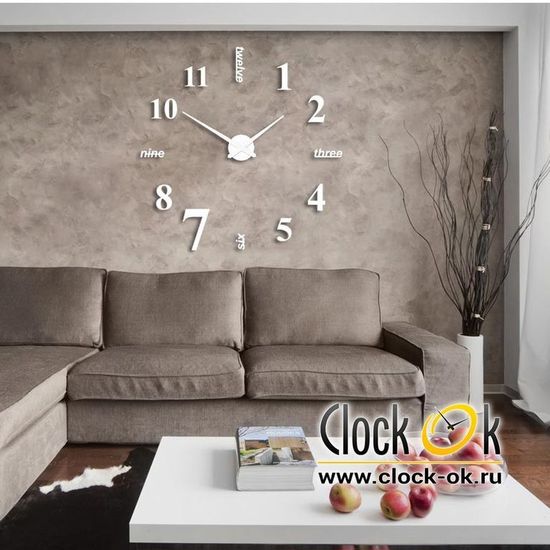 Настенные 3D часы Hi Style