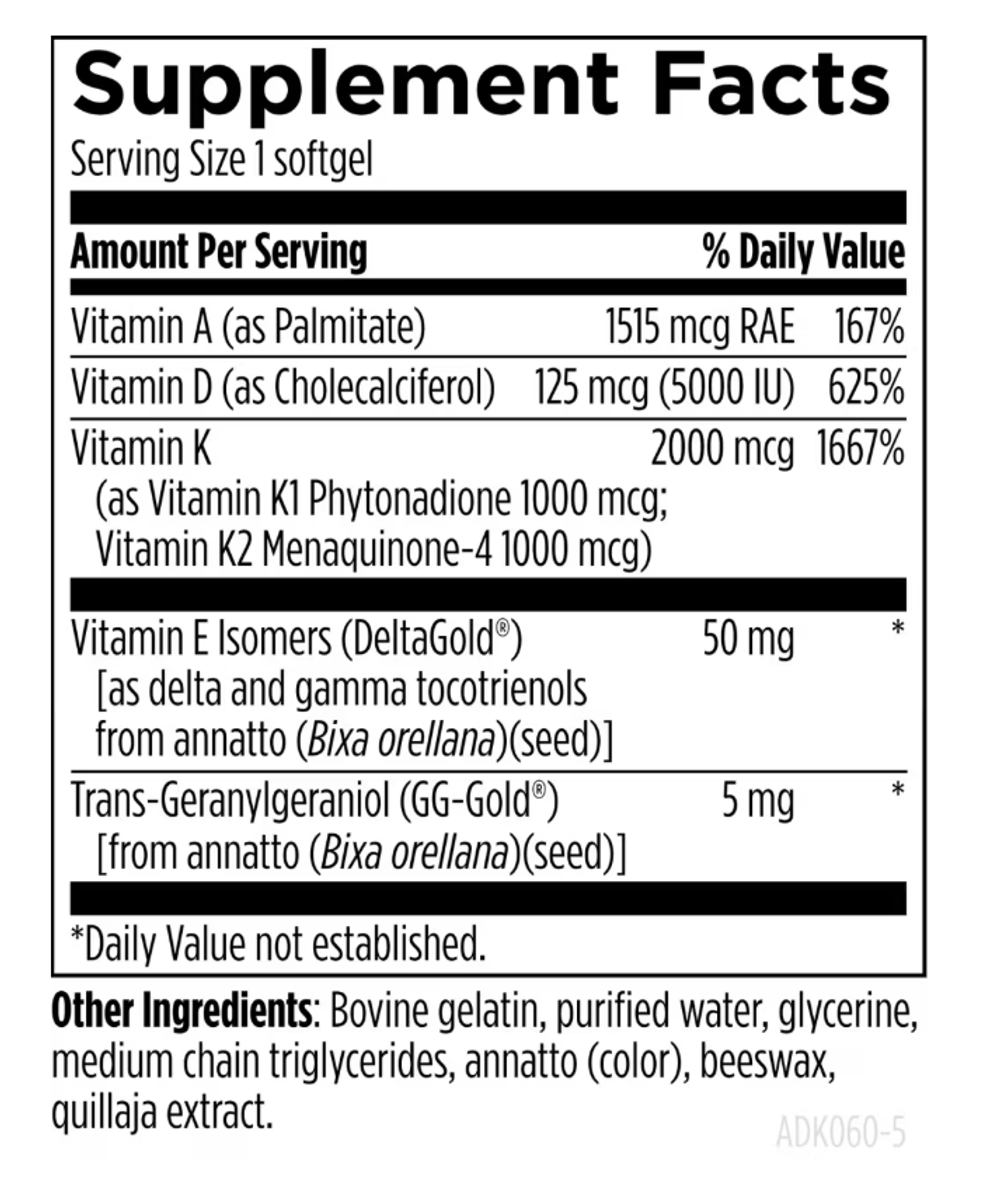 Designs For Health - ADK-Evail™ - 60 softgels