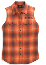 Рубашка Embroidery Graphic Plaid Sleeveless Harley-Davidson -50%