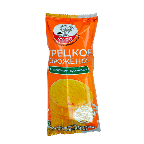 Турецкое мороженое 'Ice Do' с цитрусовыми кусочками 100г