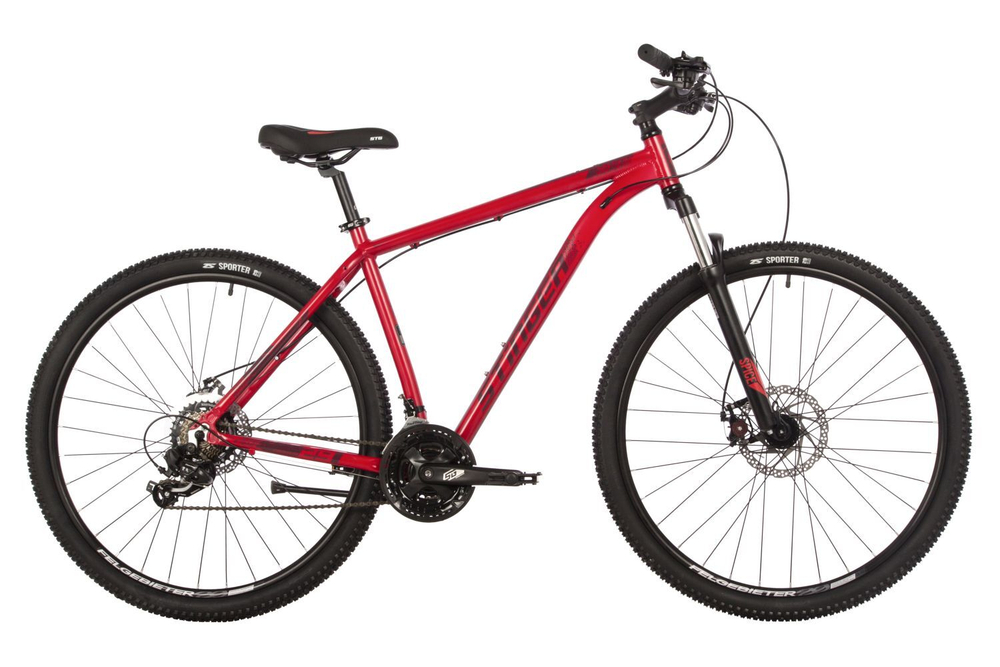 Велосипед STINGER 29" ELEMENT EVO красный, алюминий, размер 20"