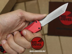 Heretic Knives Manticore-E T/E - красная рук, светлый клинок RK/Н100