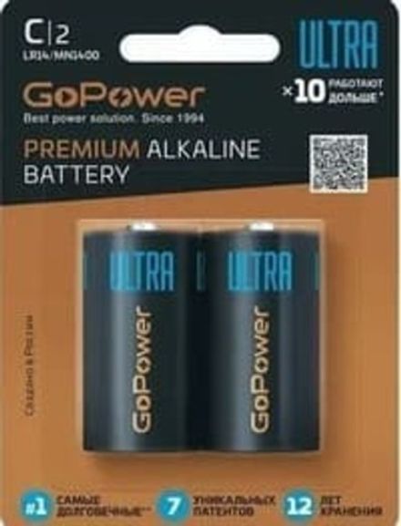 Батарейка GoPower ULTRA LR03 BL2 (1/10/120)