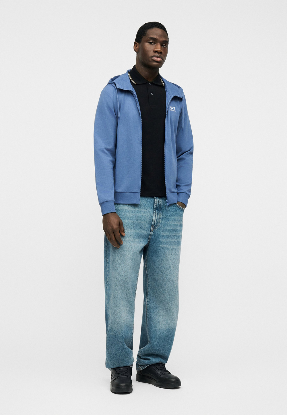 EA7 Emporio Armani UNISEX - Толстовка на молнии - Синий
