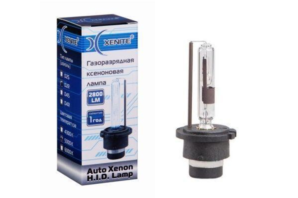 Лампа D2R 4300К ксеноновый свет Xenite гарантия 1 год