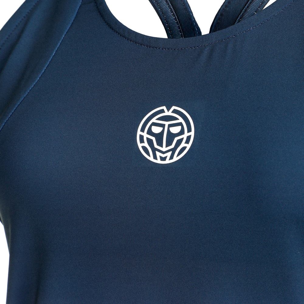 Женская теннисная майка BIDI BADU Colortwist Tank Top Women - Pink, Dark Blue