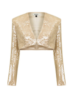 Жакет короткий пайетки