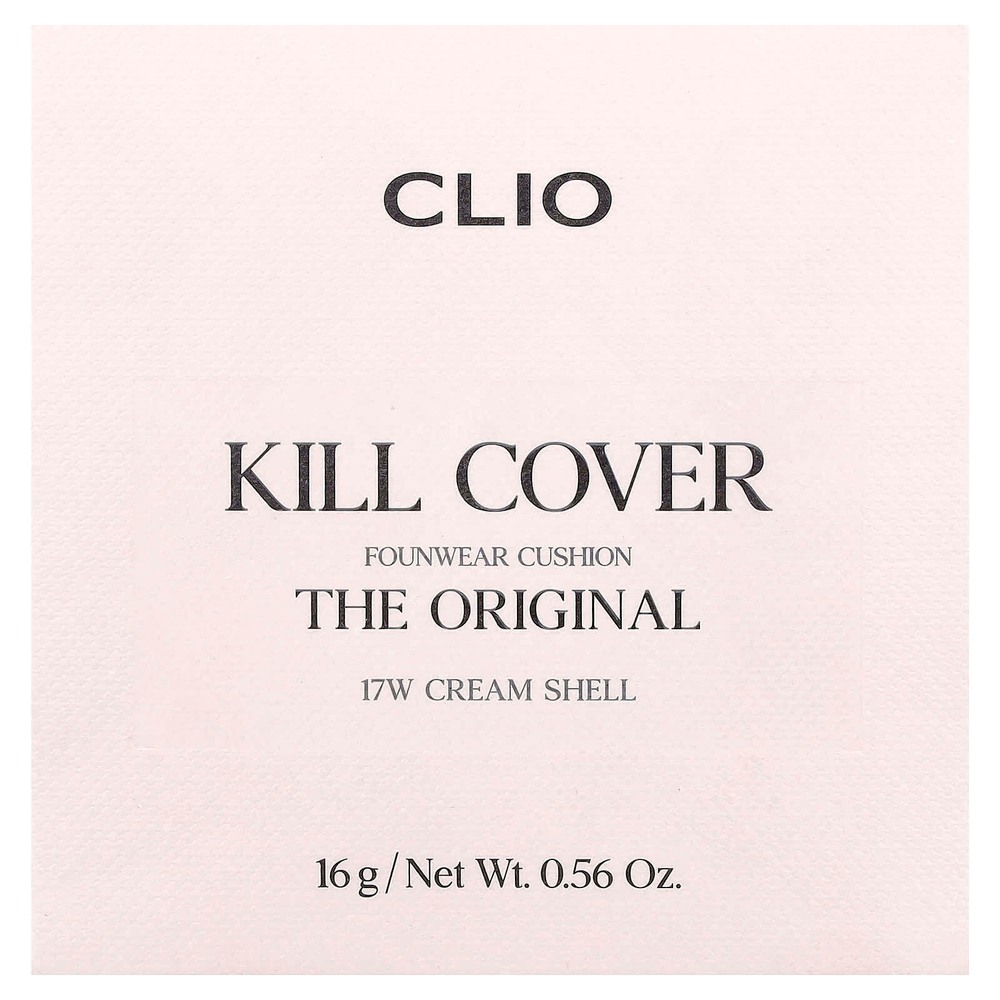Clio, Death Cover FounWear Cushion, кушон, 17W, кремовая оболочка, 16 г (0,56 унции)