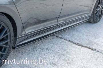 Сплиттер ы накладок на пороги для VOLKSWAGEN Passat B8 R-Line (15-...)