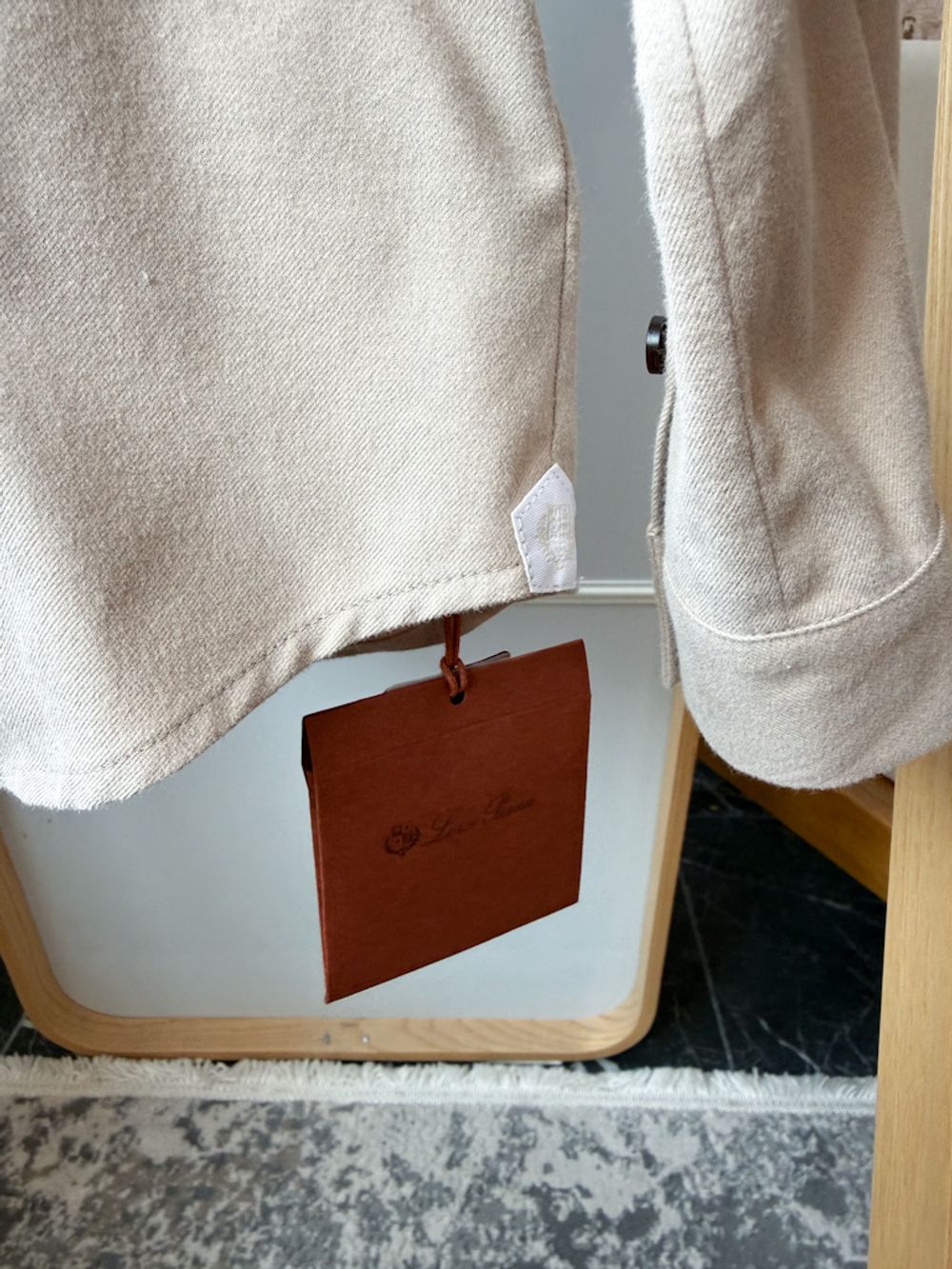 Новая хлопковая рубашка Loro Piana , 104