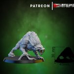 Grand Alliance Destruction Ogor Mawtribes Ogre Kingdoms Саблезубый зверь огров №2 миниатюра для dnd, днд, pathfinder, фентези, Настольная игра, НРИ, Варгейм, РПГ