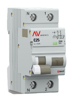 Автомат дифференциальный EKF rcbo10-1pn-25C-30-a-av