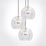 Подвесной дизайнерский светильник   Pleated Crystal by Marc Wood Studio D15