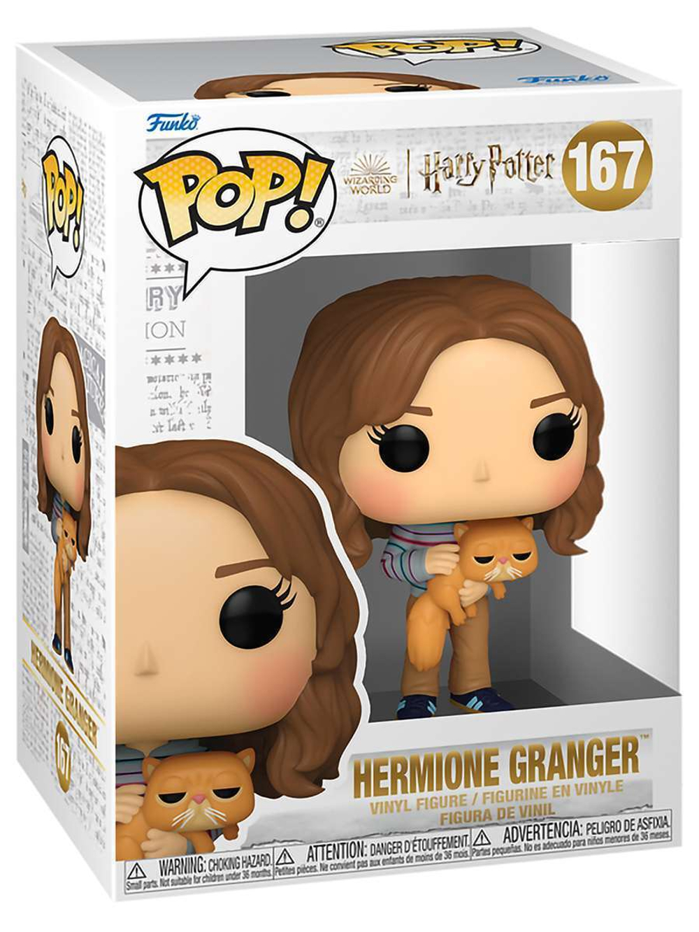 Фигурка Funko POP! Harry Potter POA Hermione Granger w/Crookshanks (167) 76010