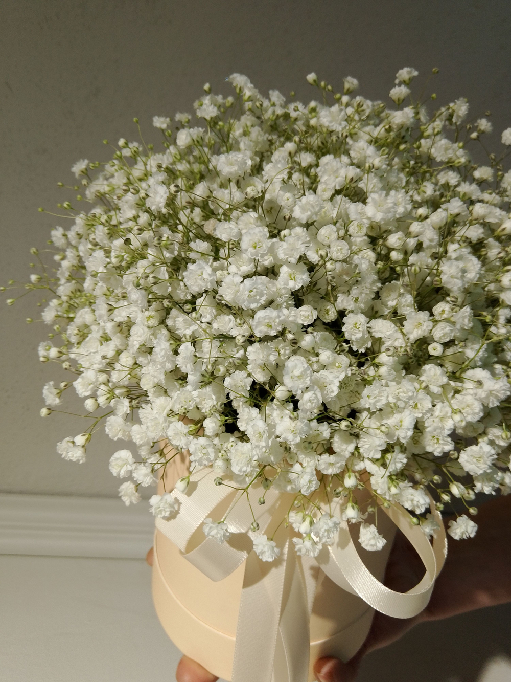 Трендовая гипсофила в разноцветной гамме (КМ0001)