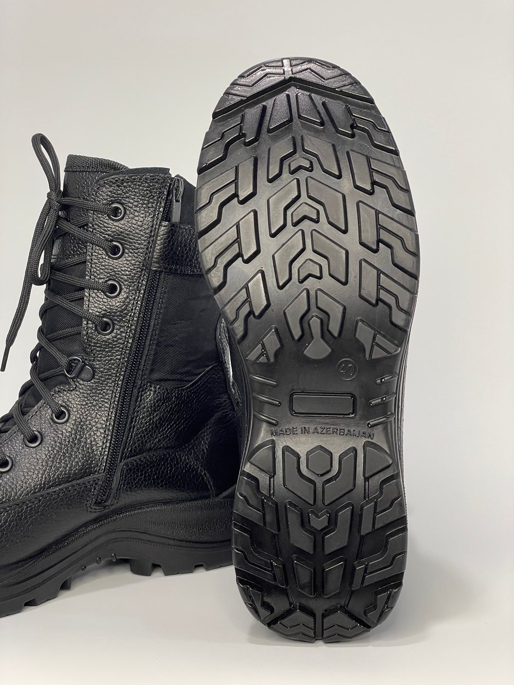 Берцы Elmanado M127, кожа Krispi и CORDURA, подошва PU+PU (Азербайджан)