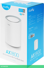 Wi-Fi система Cudy M1800 1шт белый (M1800 1-PACK)