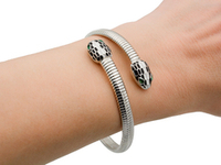 Браслет "Serpenti" с эмалью и стразами (уценка)