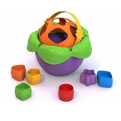 Дидактическая игрушка Ведро Цветочек 790