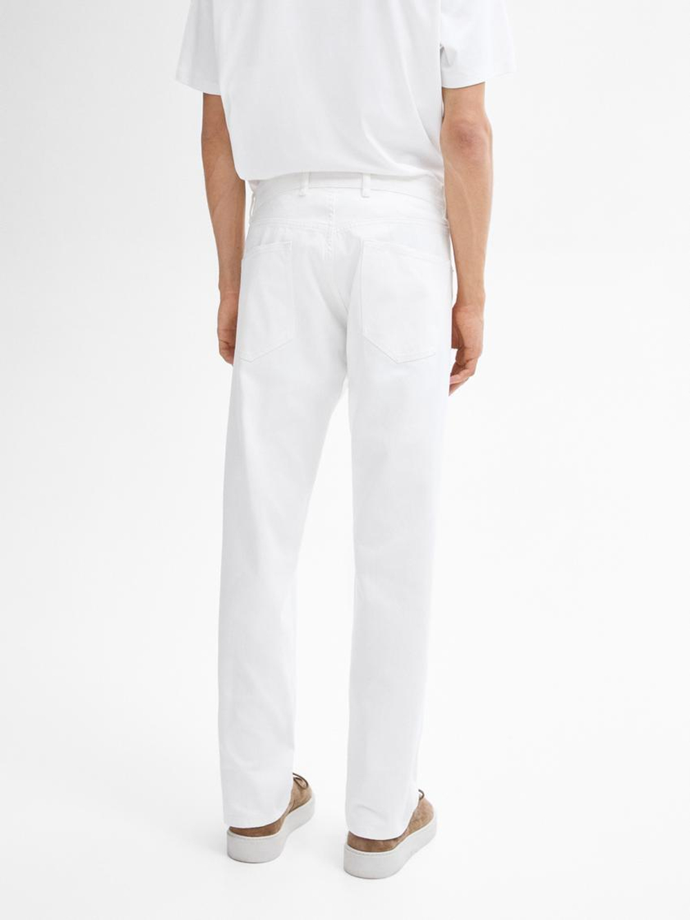 Massimo Dutti Джинсы свободного кроя, белый