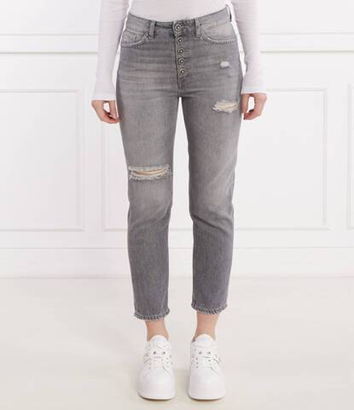 Джинсы KOONS JEWEL DONDUP - made in Italy - серый(DP268B DF0277D HA4)