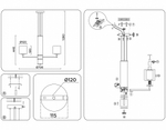 Подвесная люстра Ambrella Light LH LH56013