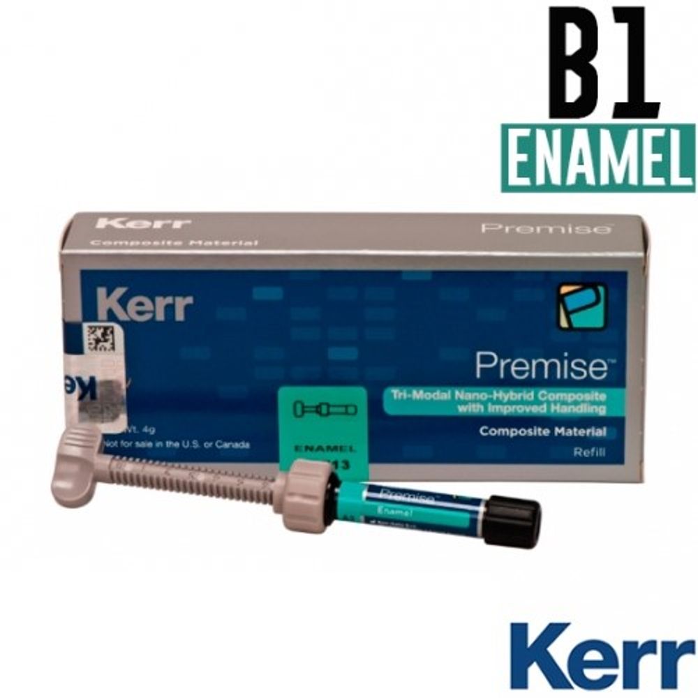 Premise Enamel B1, шприц (4гр.), наногибридный композитный материал
