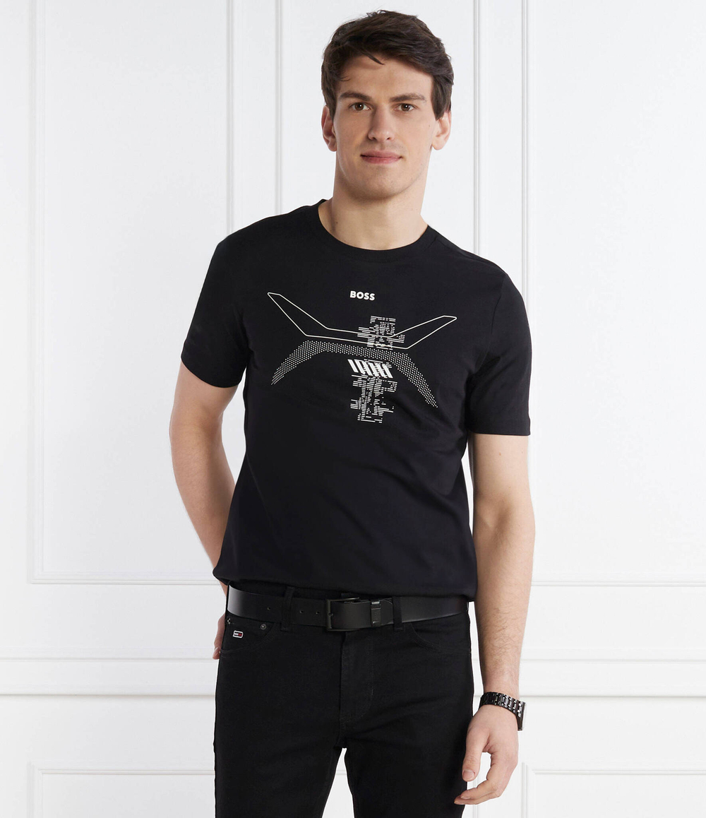 Футболка Tee 3 BOSS GREEN - черный(50506358)