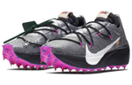 OFF-WHITE x Nike Vapor Street co-branded spikes non-slip wear-resistant low-cut casual running shoes women's black and purple