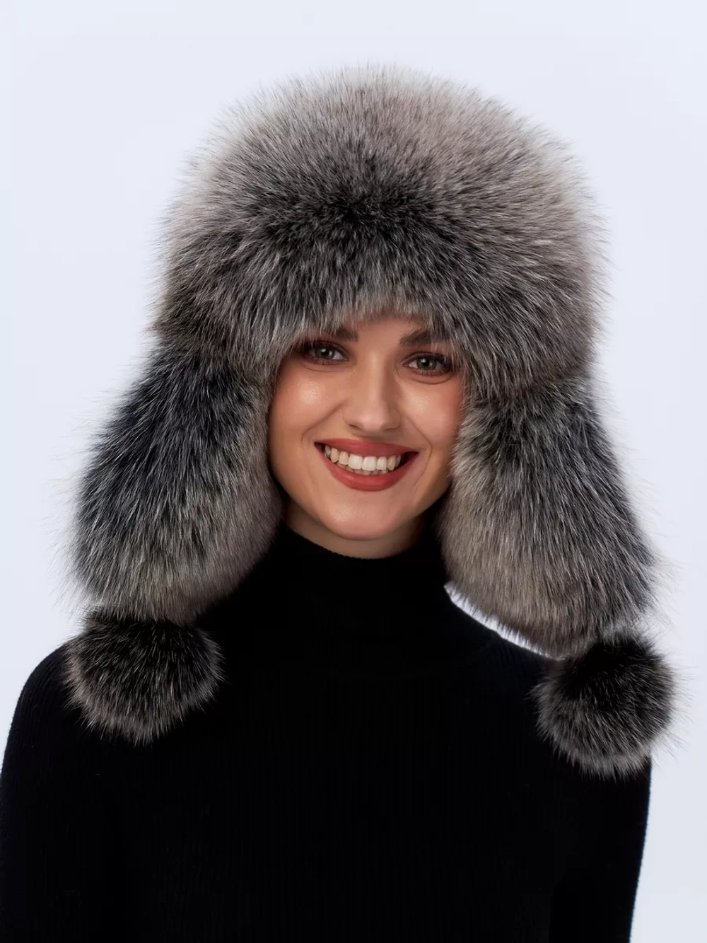 Шапка ушанка зимняя меховая