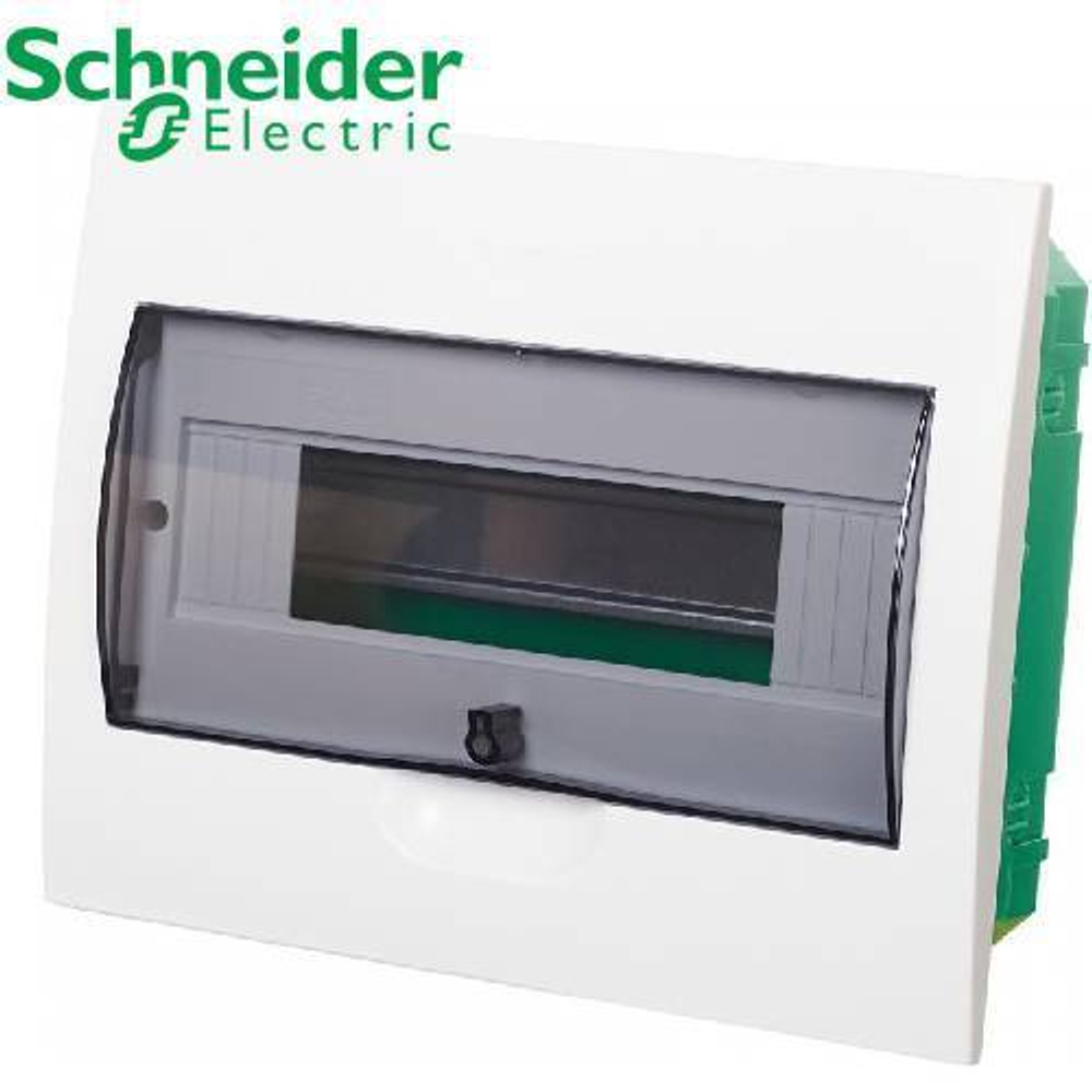 Бокс Schneider Electric 12М в нишу (прозрачная дверь)